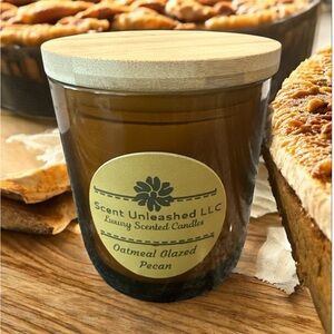 Oatmeal Glazed Pecan Candle, SCENT UNLEASHED  LUXURY HAND POURED SCENTED CANDLES